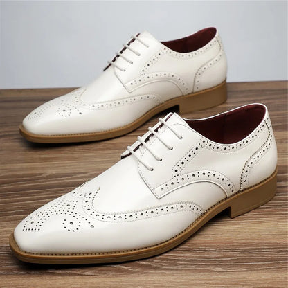 Classic Real Leather Oxford Shoes