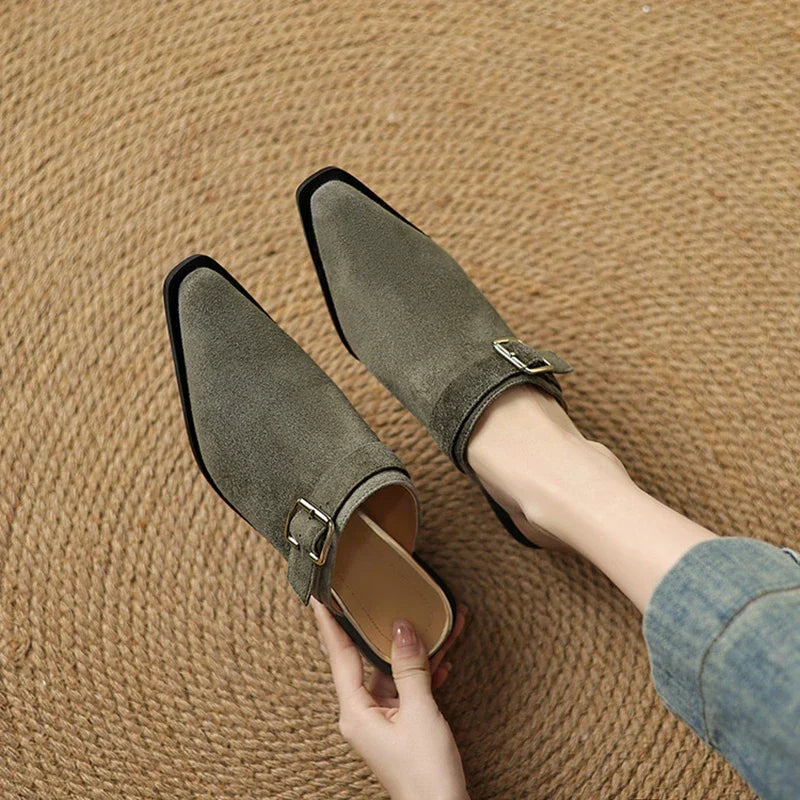 Luxury Soft Slip On Mules