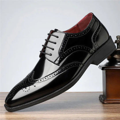 Classic Real Leather Oxford Shoes