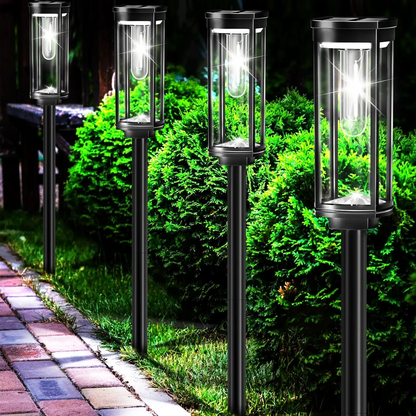 Outdoor Solar Powered Garden Light Fixture