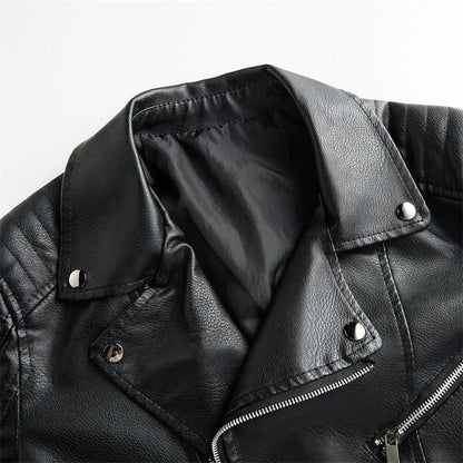 Real Leather Biker Jacket