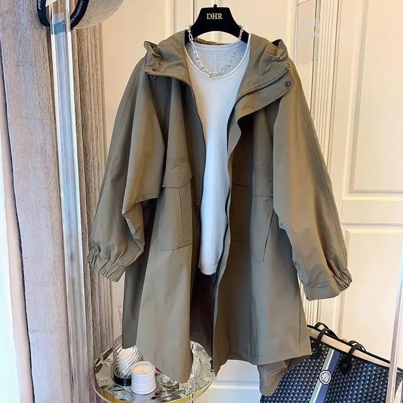 Comfortable Oversized Hooded Winter Coat for Women - OutfitLondon