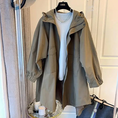 Comfortable Oversized Hooded Winter Coat for Women - OutfitLondon