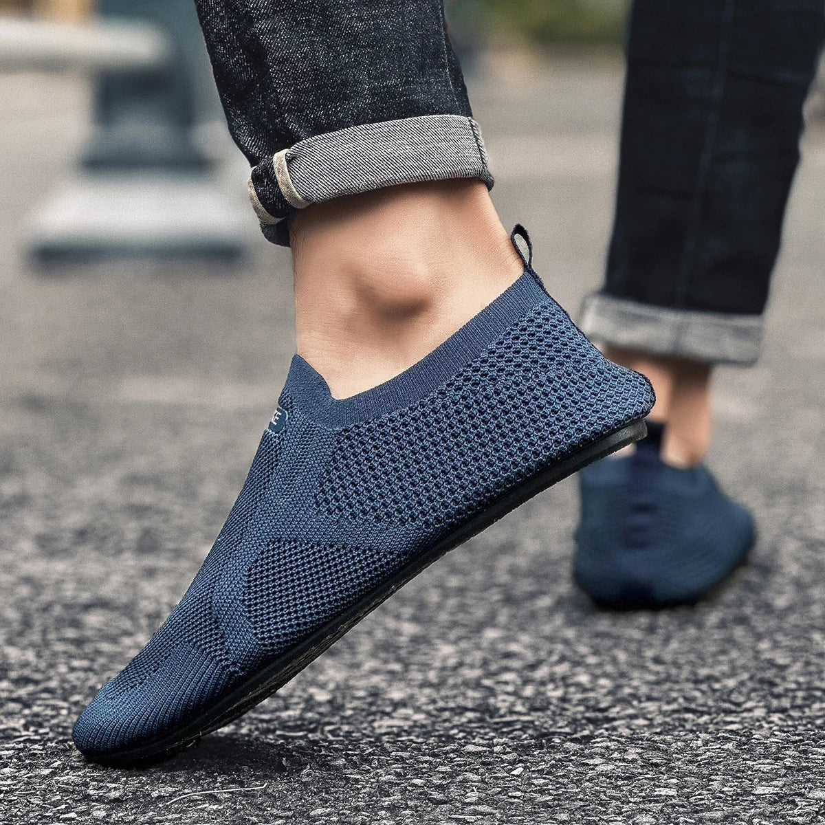 Breathable Mesh Slip On Shoes