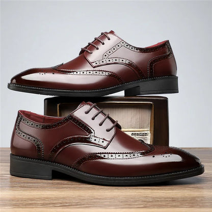 Classic Real Leather Oxford Shoes