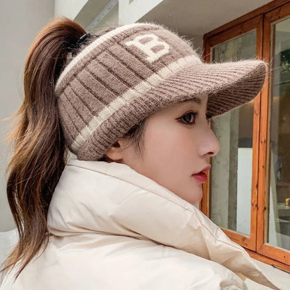 Cozy Cable Knit Winter Hat - OutfitLondon