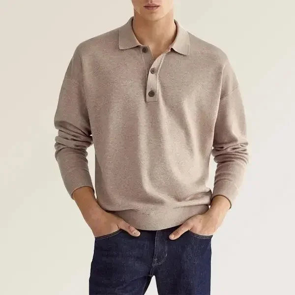 Timeless Men's Polo Shirt – Comfort Fit Crew Neck Tee