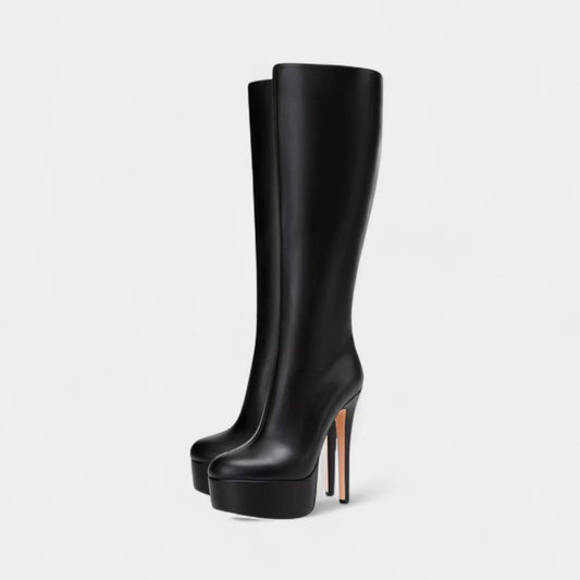 Elegant Women's High Heel Boots - Sexy Knee High Fashion - OutfitLondon