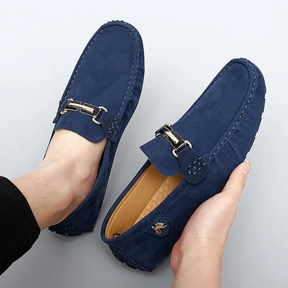 Luxury Soft Leather Slip On Shoes