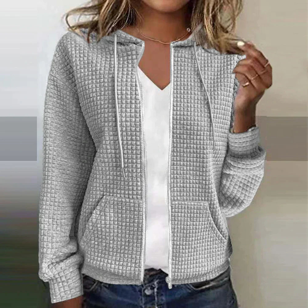 Classic Plaid Blazer Coat