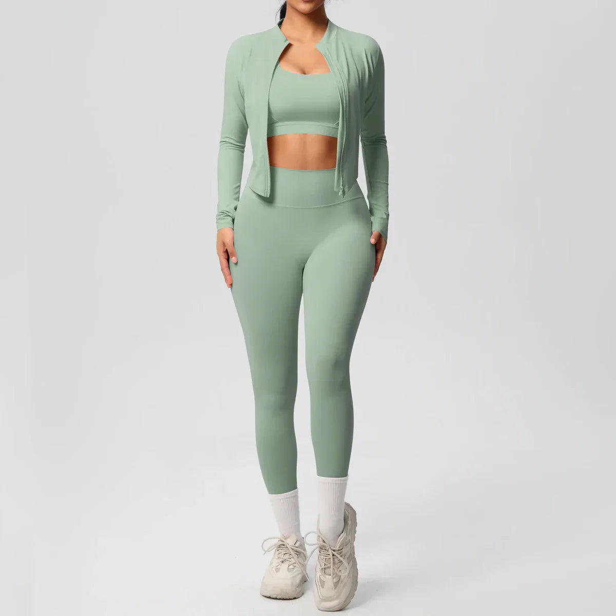 Athletic 3-Piece Workout Set for Ladies