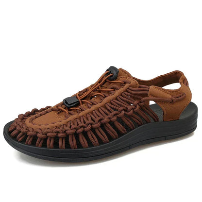 Comfortable Knit Sport Sandals – Soft Braided Strap Design