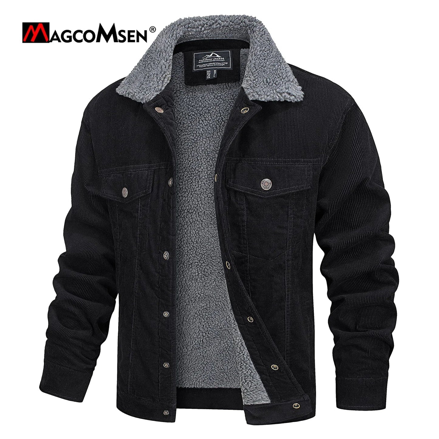 Durable Men's Casual Cotton Zip Jacket - OutfitLondon