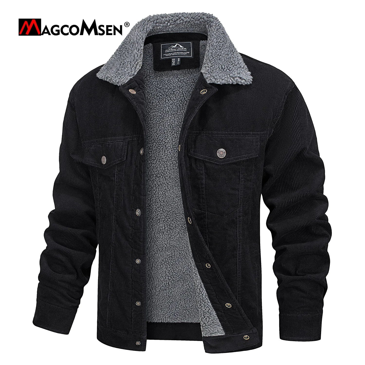 Durable Men's Casual Cotton Zip Jacket - OutfitLondon