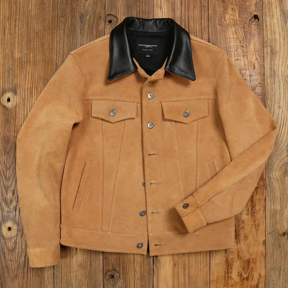 Soft Leather Bomber Jacket