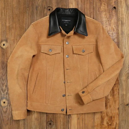 Soft Leather Bomber Jacket