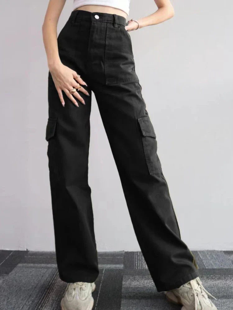 Classic Comfortable Beige Loose Fit Joggers Pants