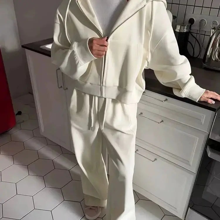 Women's Soft Hoodie and Legging Tracksuit Set