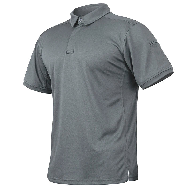 Men's Moisture Wicking Slim Fit Polo Shirt - OutfitLondon