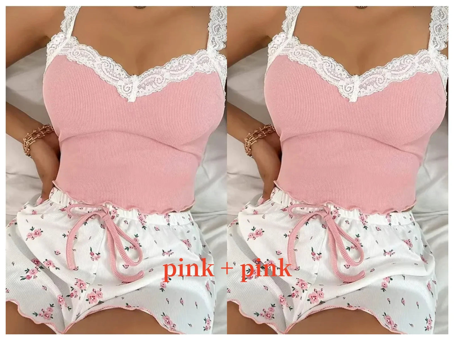 Women's Comfortable Floral Nightwear Pajamas