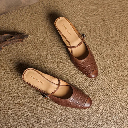Authentic Leather Slide Shoes