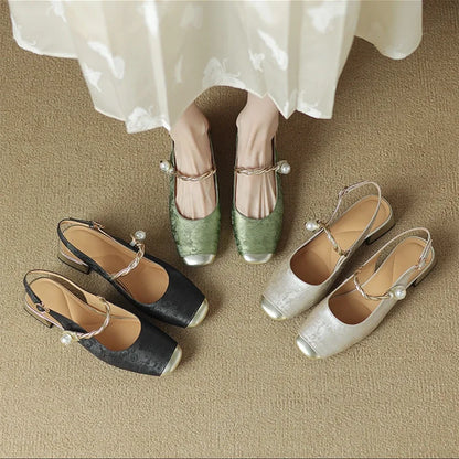 Classic Buckle Back Pumps