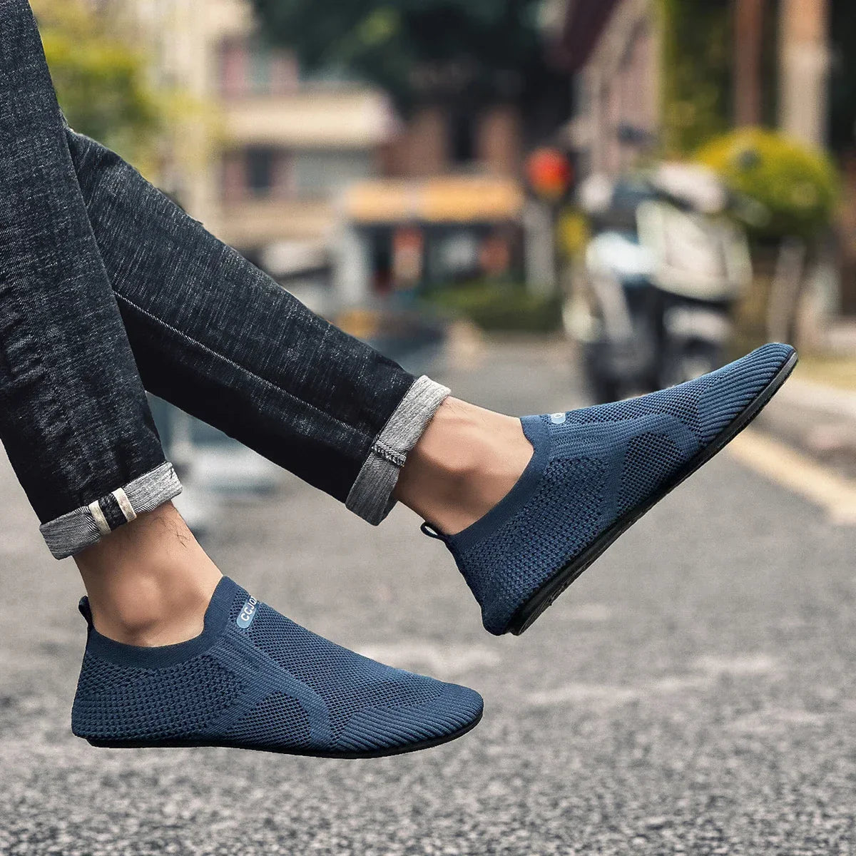 Breathable Mesh Slip On Shoes
