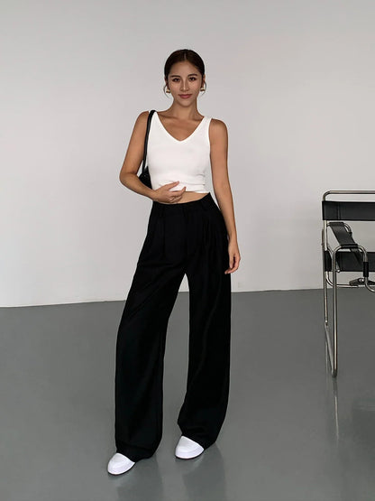 Stylish Ladies Comfortable Wide Leg Trousers