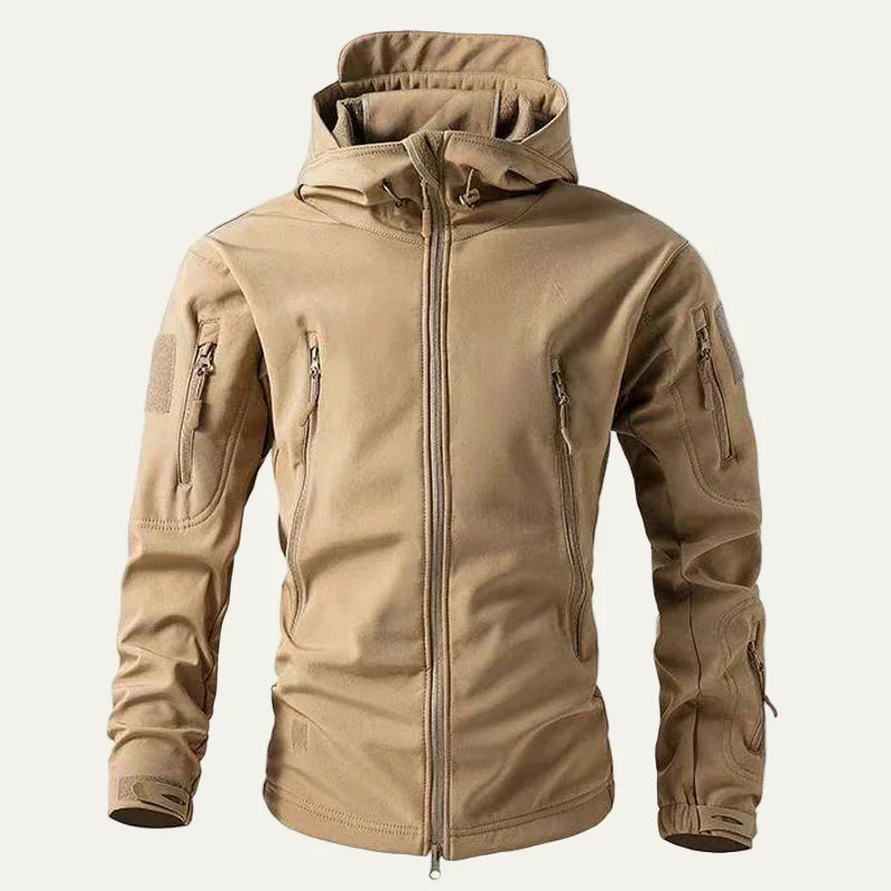 Waterproof Mens Fleece Hoodie Jacket