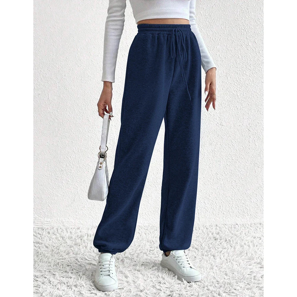 Soft High Waisted Sports Pants for Ladies