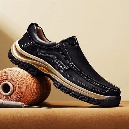 Authentic Leather Slip On Shoe