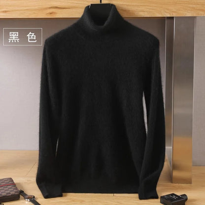 Premium Warm Crew Neck Cashmere Sweater for Men