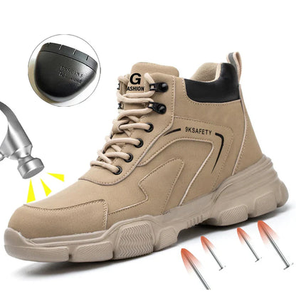 Tough Insulated Steel Toe Work Boots UK - OutfitLondon