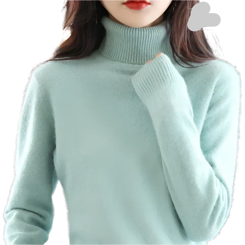 Soft Cashmere Women's Turtleneck Sweater