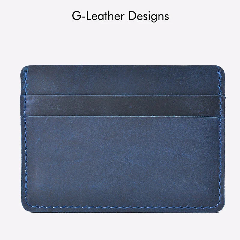 Traditional Tan Leather Card Holder