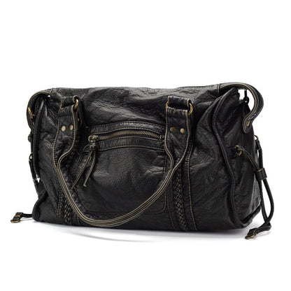 Elegant Women's Leather Tote Handbag