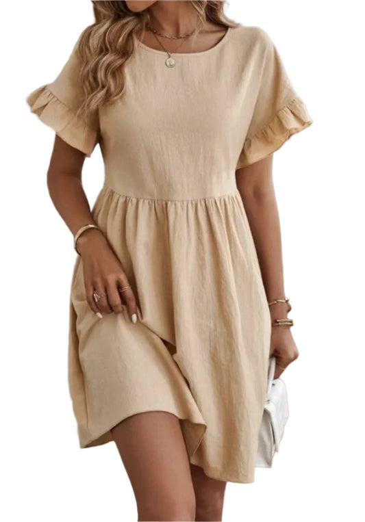 Comfortable Casual Summer Dress - OutfitLondon