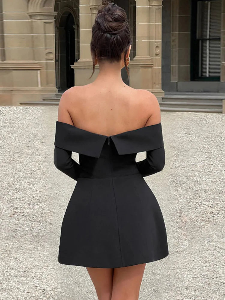 Elegant Knee Length Skater Dress