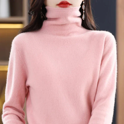Cozy Warm Women's Merino Crew Sweater