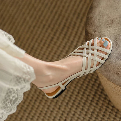 Fashionable Ankle Strap Sandals