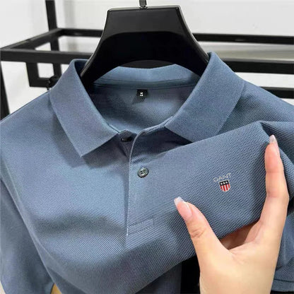 Relaxed Fit Men's Polo Shirt - Breathable & Dry