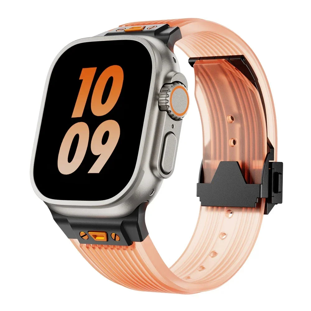 Clear Comfortable Apple Watch Strap For Everyday Use