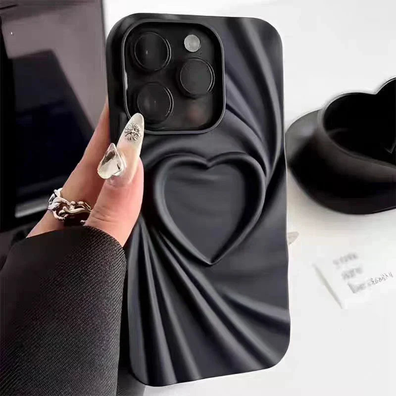 Folded Heart 3D iPhone Case