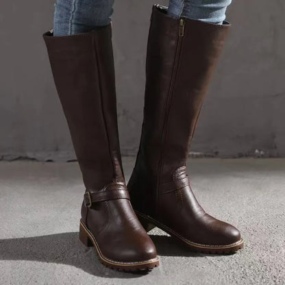 Trendy Buckle Ankle Boots
