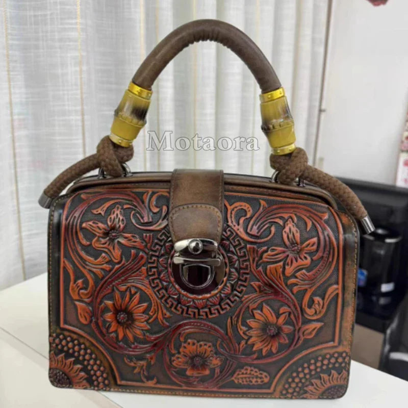 Stylish Faux Leather Crossbody Purse – Large Ladies Shoulder Bag