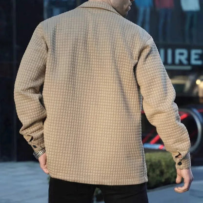 Casual Quilted Bomber Jacket