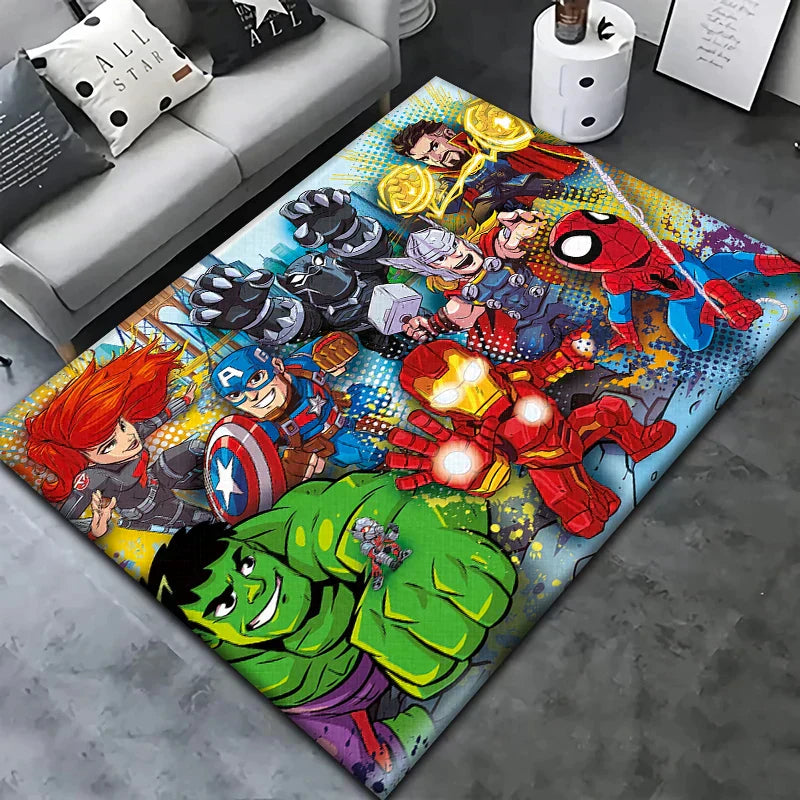 Vibrant Children's Rug Plush Bedroom Mat - OutfitLondon