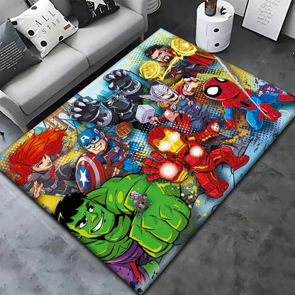 Vibrant Children's Rug Plush Bedroom Mat - OutfitLondon