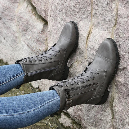 Casual Women's Round Toe Ankle Boots