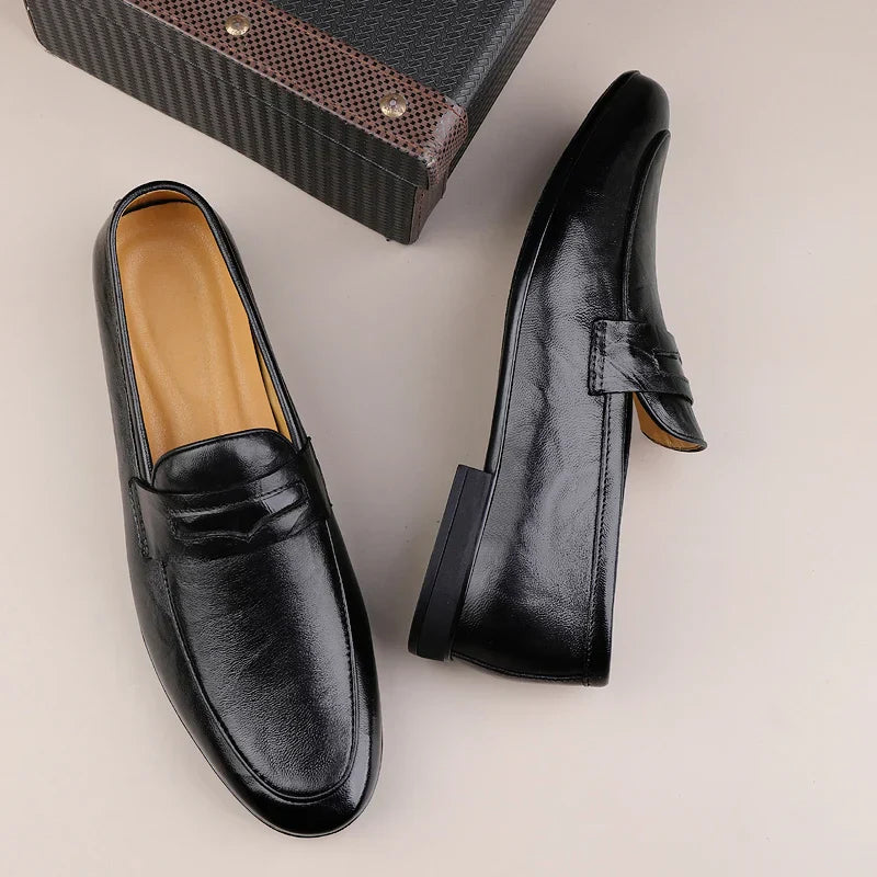 Luxury Real Leather Slip On Shoe